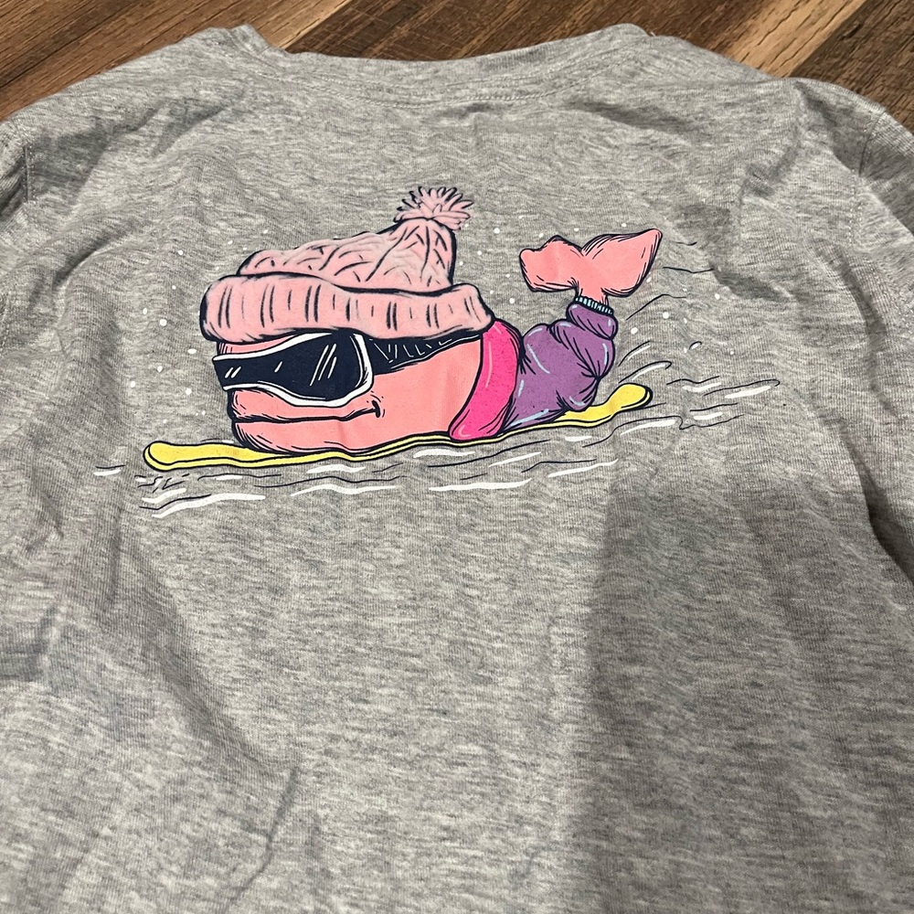 Vineyard Vines girls small long sleeve graphic t-shirt new